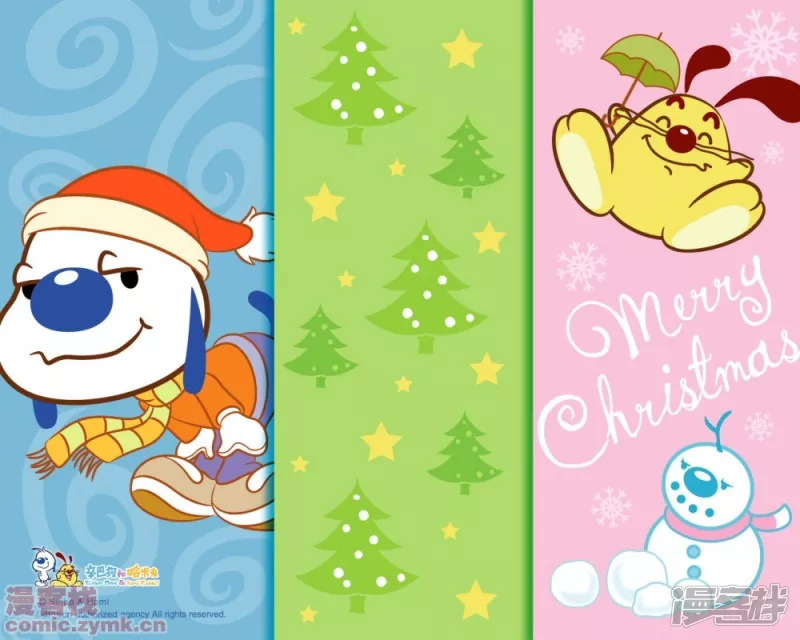 辛巴狗和哈米兔圣诞节主题壁纸-第14话