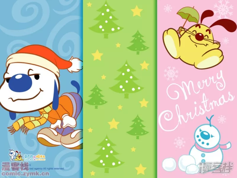 辛巴狗和哈米兔圣诞节主题壁纸-第14话