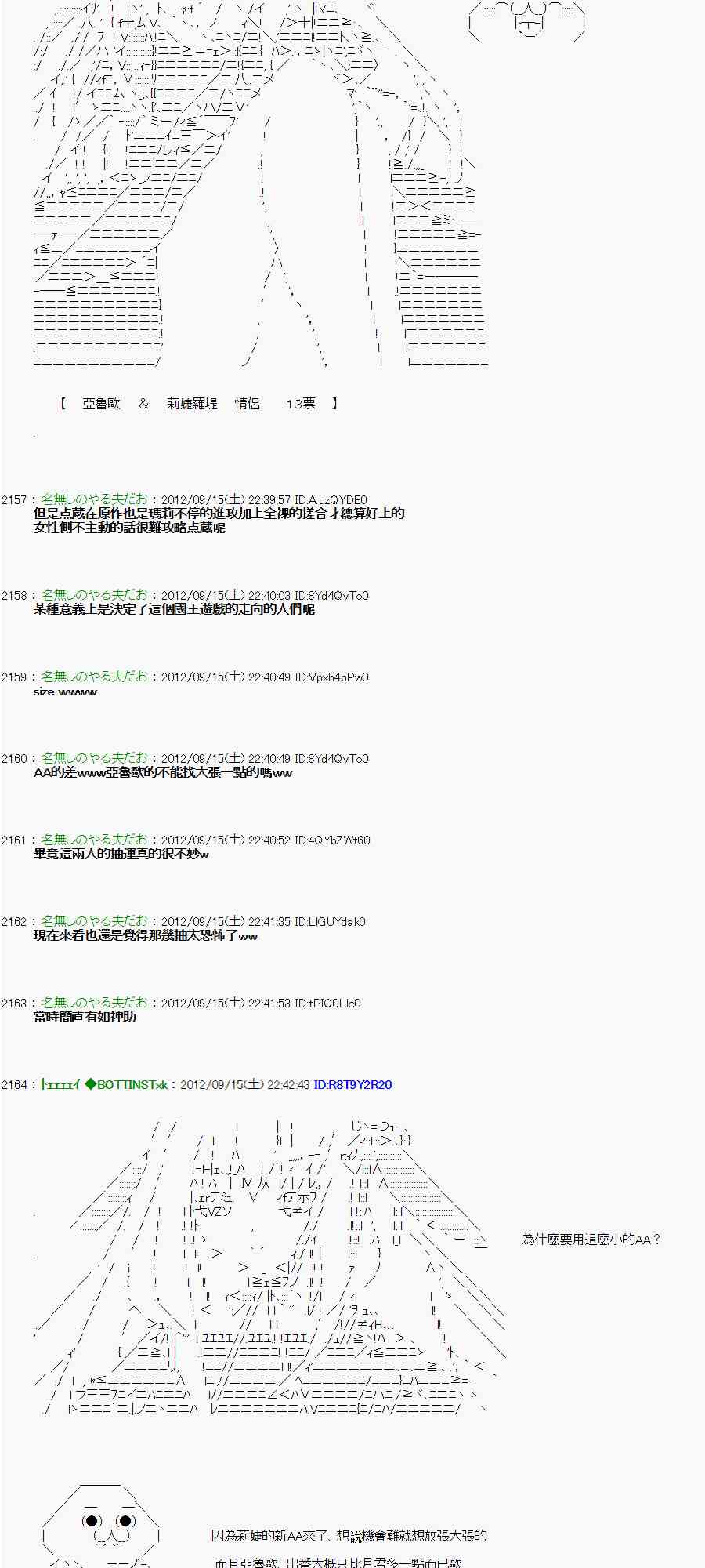 亞魯歐「來玩國王遊戲吧！！」 - 人氣投票 - 2