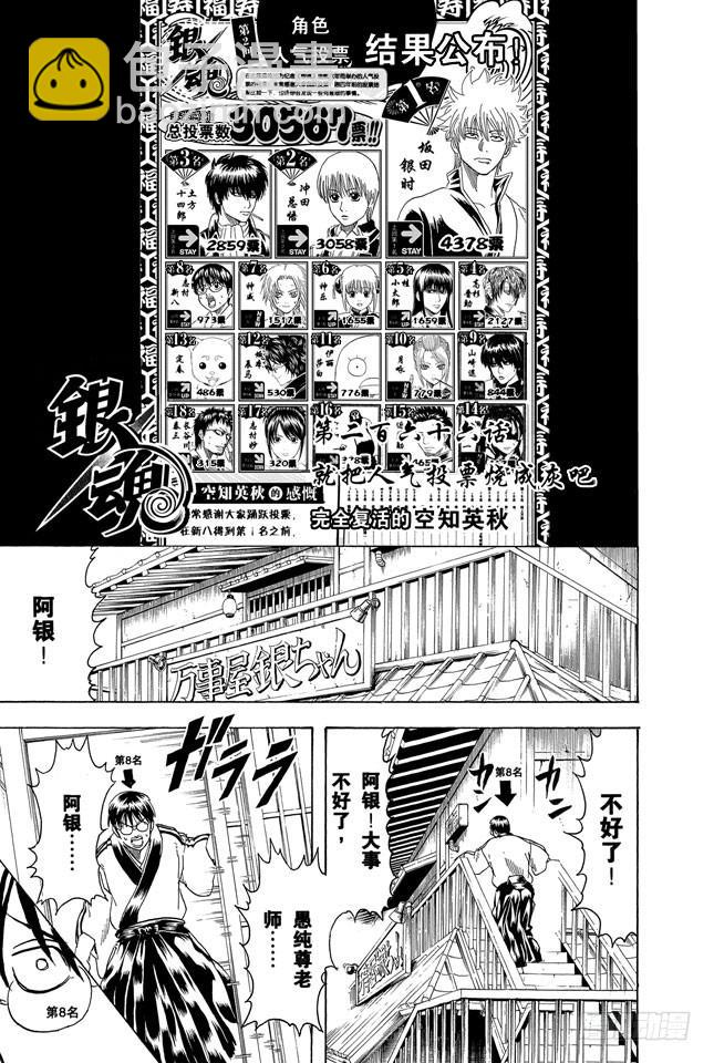 銀魂 - 第266話 就把人氣投票燒成灰吧 - 1