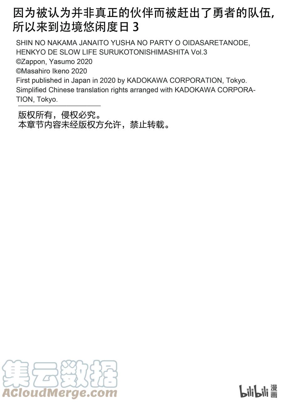 因爲被認爲並非真正的夥伴而被趕出了勇者的隊伍，所以來到邊境悠閒度日 - 17 第17話 - 3