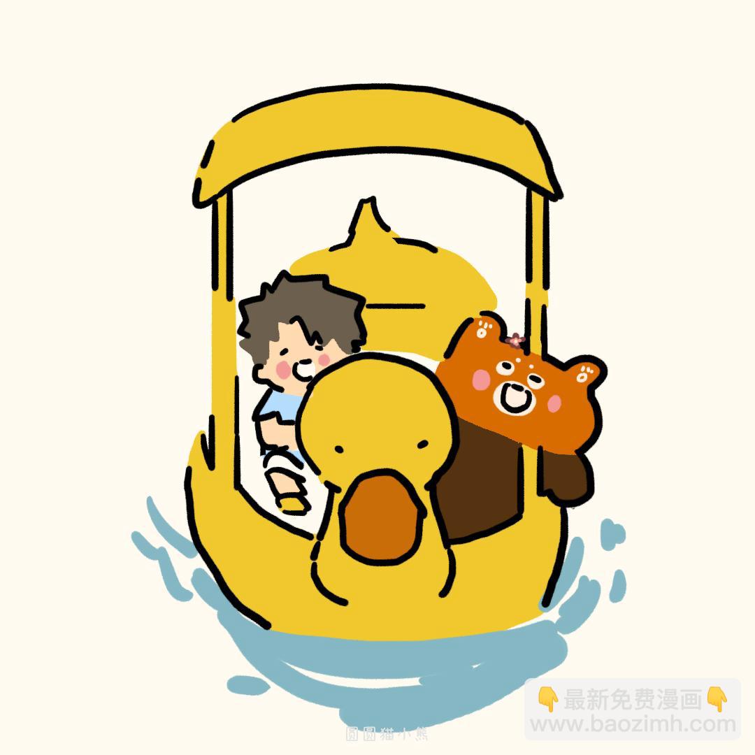 圓圓貓小熊 - 划船 - 4