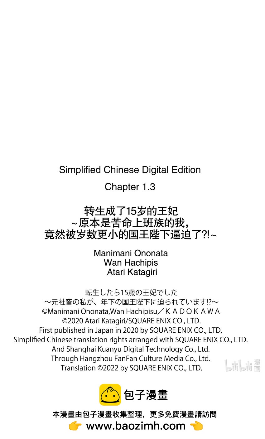 转生成了15岁的王妃 ～原本是苦命上班族的我，竟然被岁数更小的国王陛下逼迫了?!～ - 1-4 转生之后成为了15岁的王妃 - 2